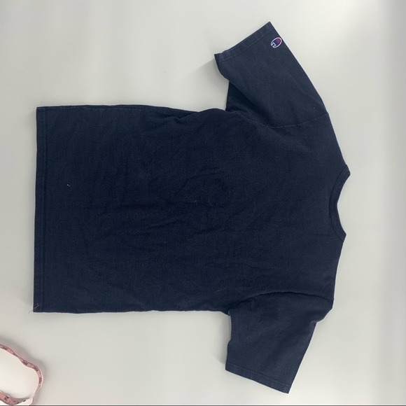 VTG 90s Champion Brand Big C Logo Short Sleeve Tee - Picture 12 of 14